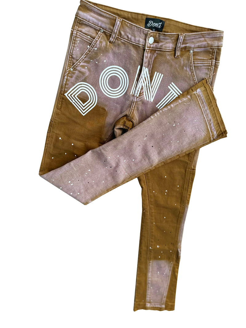 Vintage Brown Dont'i Stack Jeans