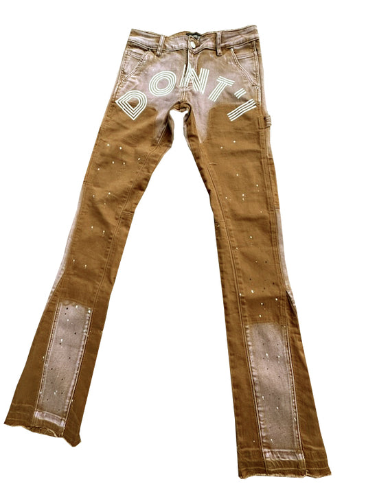 Vintage Brown Dont'i Stack Jeans