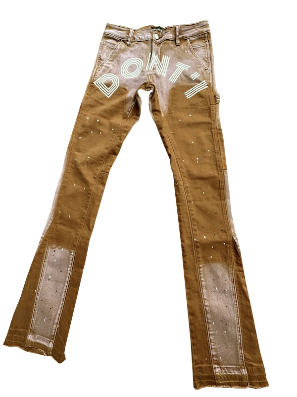Vintage Brown Dont'i Stack Jeans
