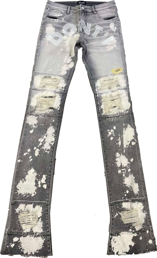Rugged Grey Dont'i Stack Jeans
